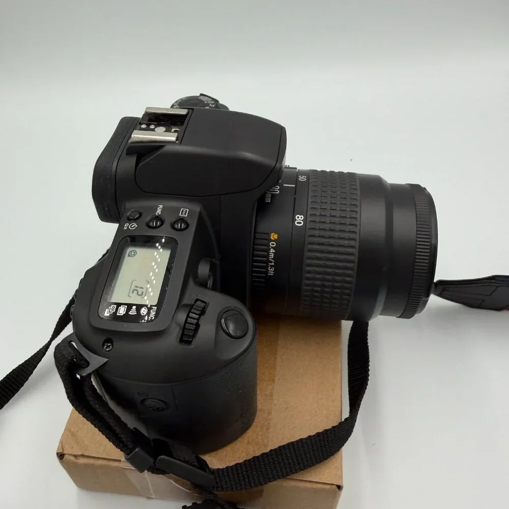 Canon EOS G 35mm SLR Film Camera #1456 with 35-80mm III zoom lens tested Vintage